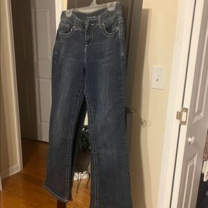 Maurices Dark Blue Boot Cut Jeans